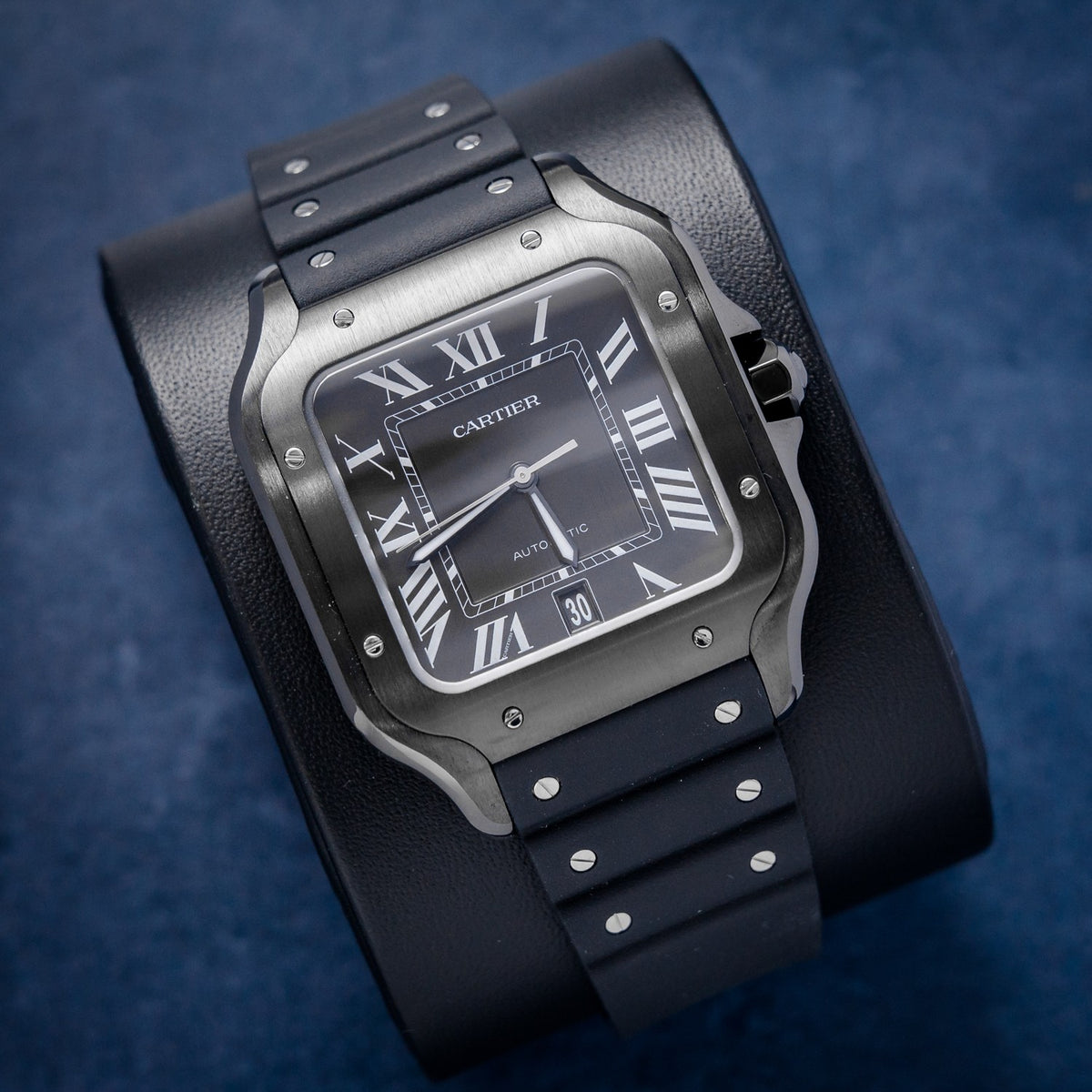 Cartier Santos Large WSSA0039 – dial close-up