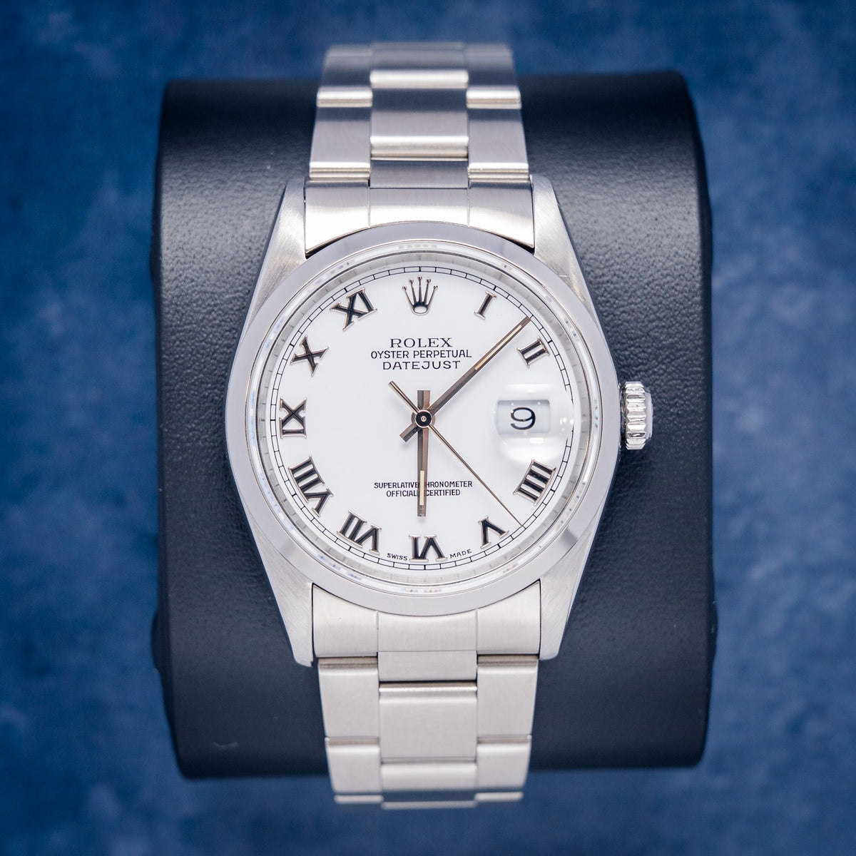 Rolex Datejust 16200 Steel Silver Index Dial – front