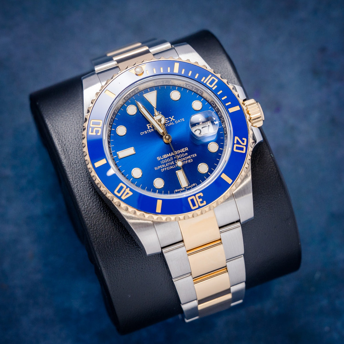 Rolex Submariner 116613LB Steel & Yellow Gold – dial close-up