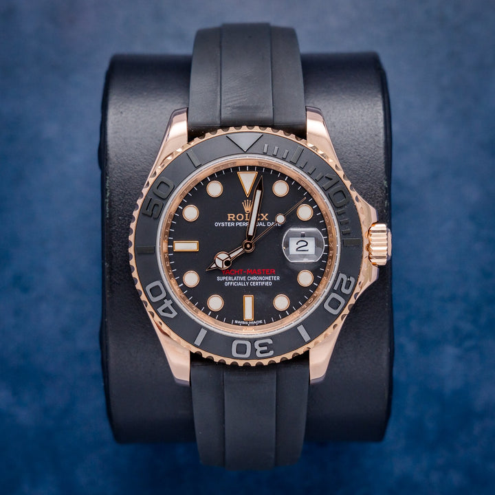 Rolex Yacht-Master Oysterflex 116655 Rose Gold – front