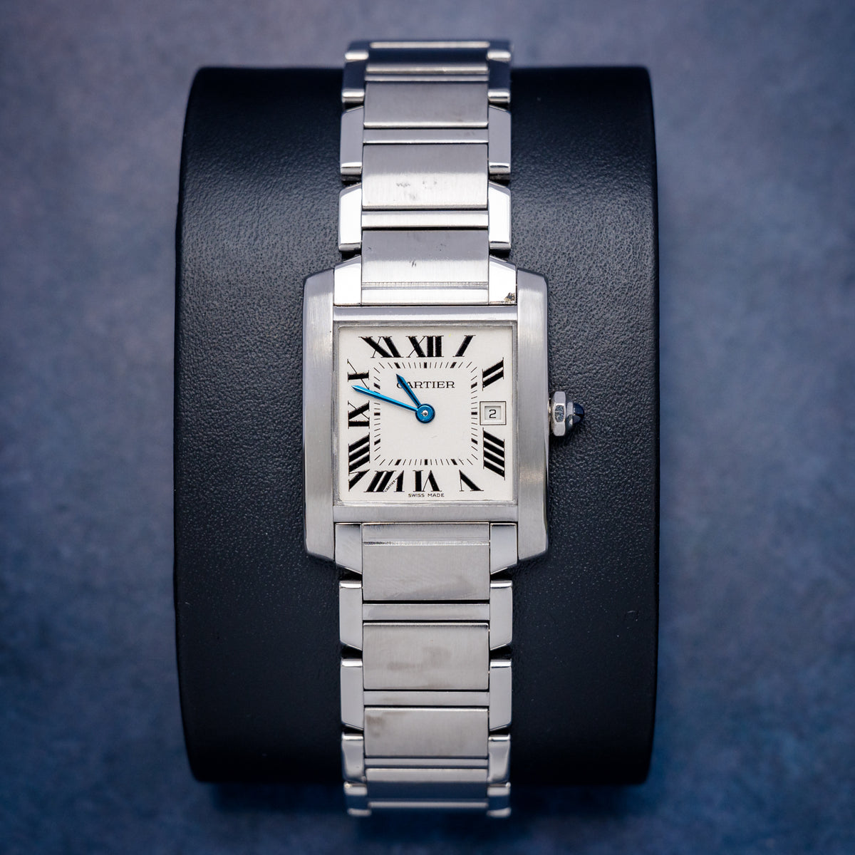 Cartier Tank Française 2465 / W51011Q3 Steel – front