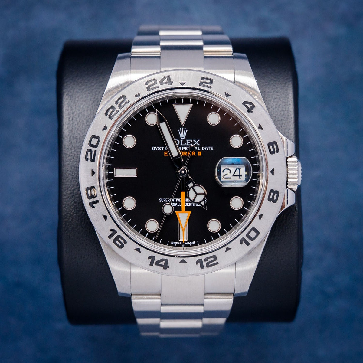 Rolex Explorer II 216570 Black Dial – front