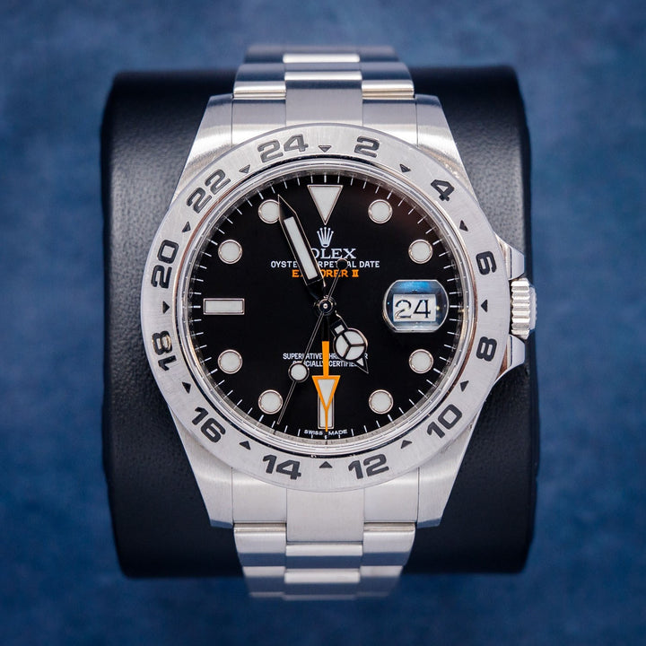 Rolex Explorer II 216570 Black Dial – front