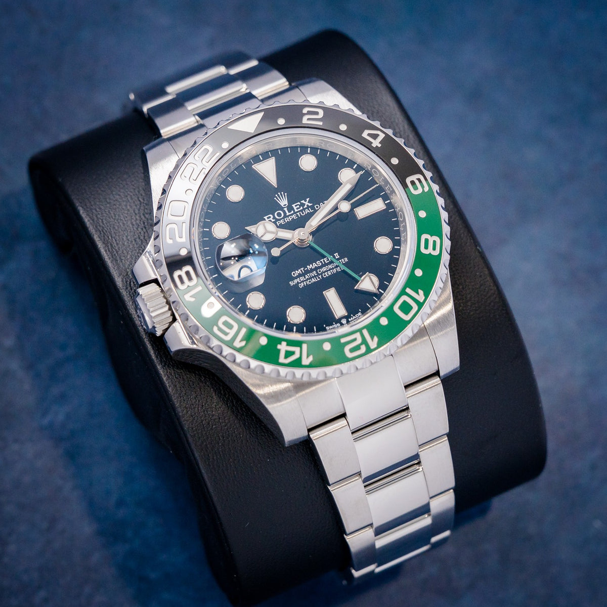 Rolex GMT-Master II 126720VTNR Ceramic – dial close-up