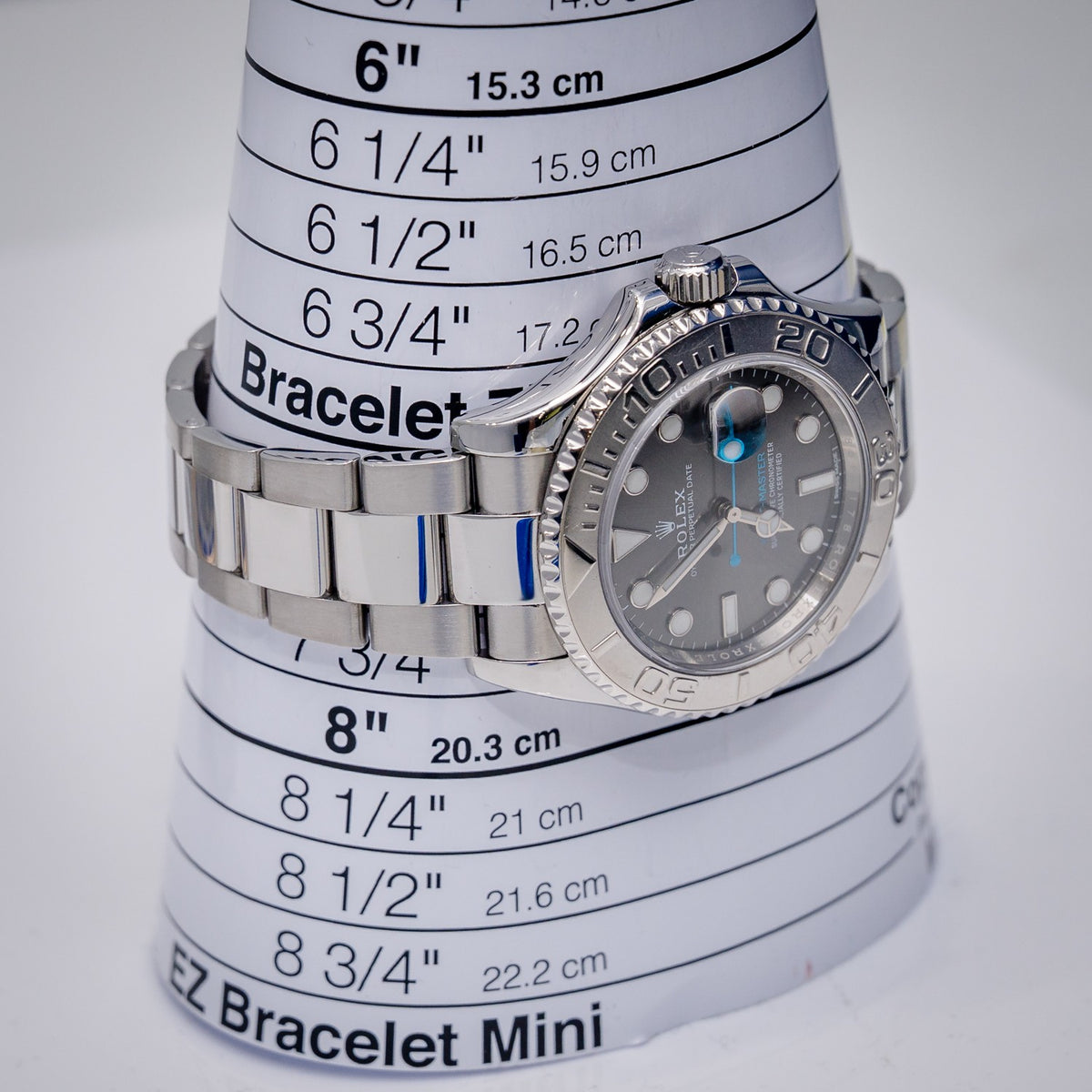 Rolex Yacht-Master 116622 Steel Charcoal Dial – detail