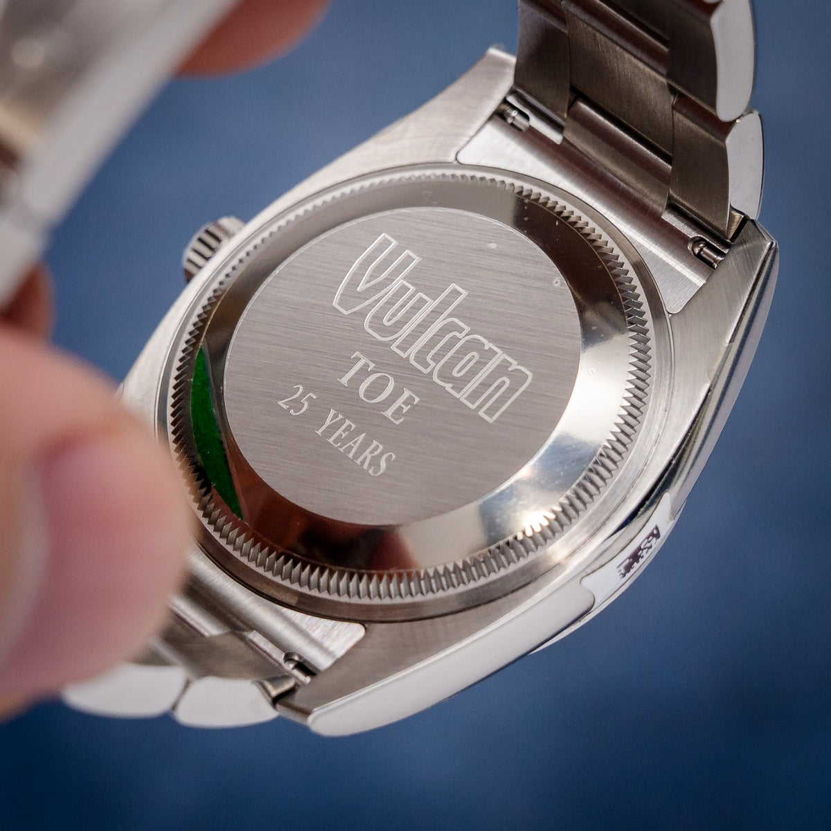 Rolex Oyster Perpetual 114200 Steel Silver Arabic Numerals Dial – bracelet
