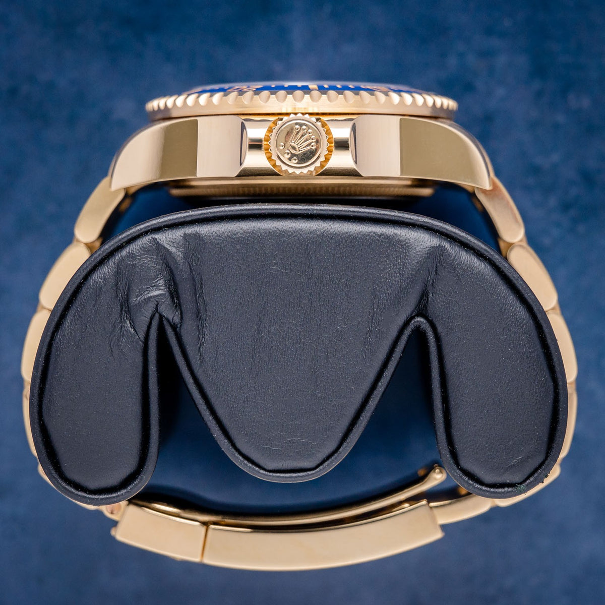Rolex Sea-Dweller Deepsea 136668LB Yellow Gold Blue Dial – side