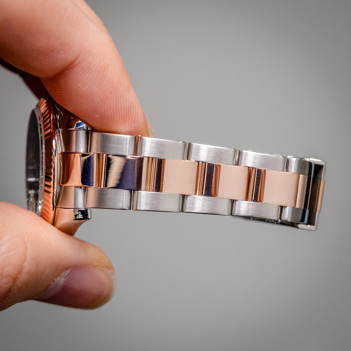 Rolex Datejust 178271 Steel & Rose Gold Black Dial – bracelet