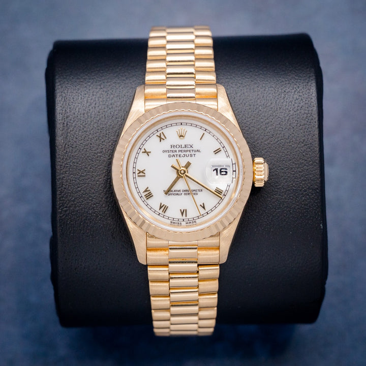 Rolex Datejust 69178 Yellow Gold Roman Dial – front