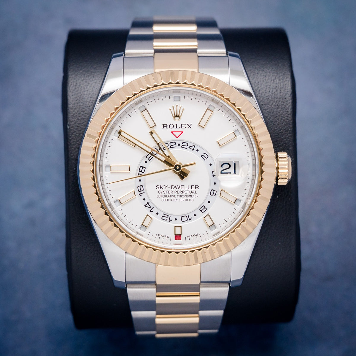Rolex Sky-Dweller 326933 Steel & Yellow Gold – front