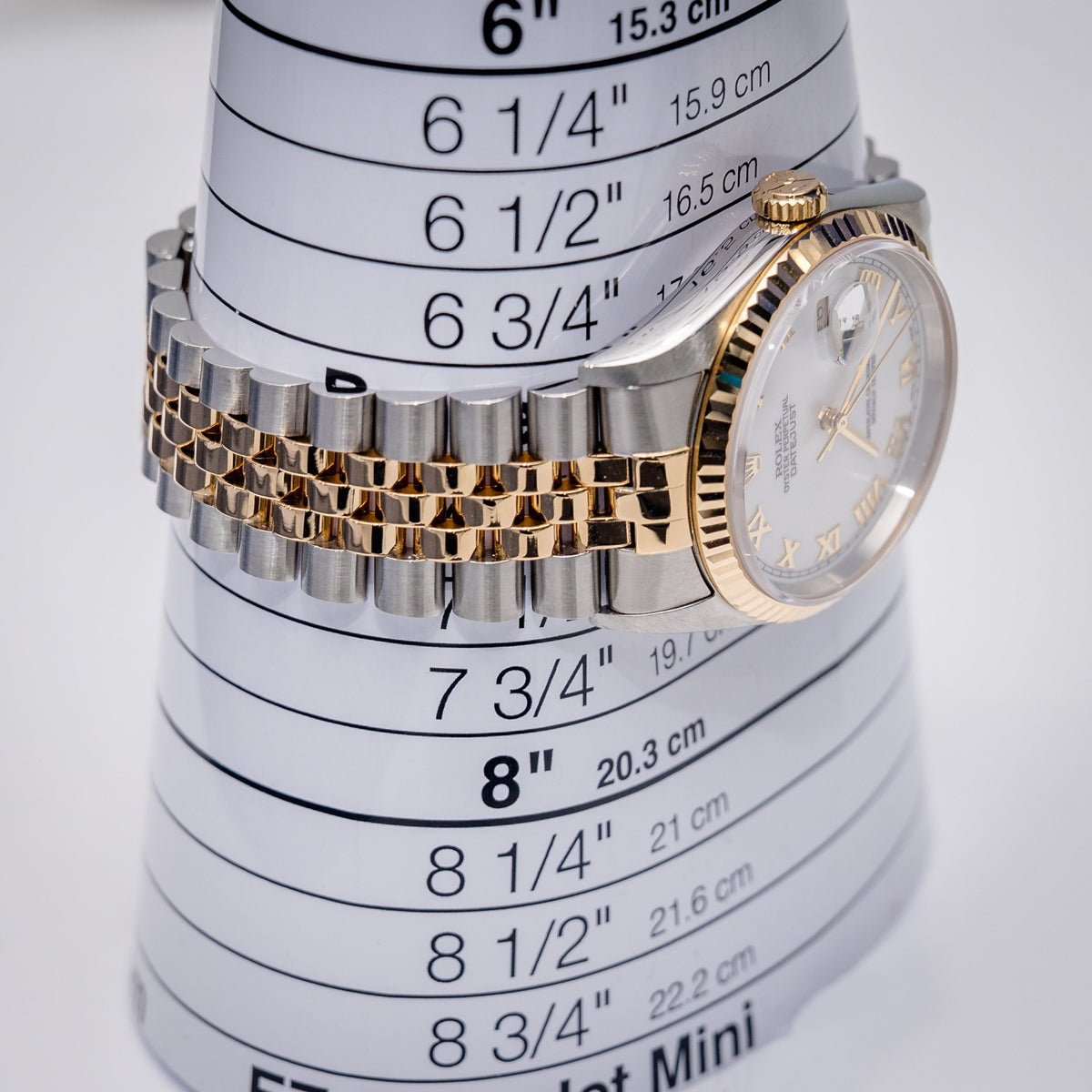 Rolex Datejust 16233 Steel & Yellow Gold – detail