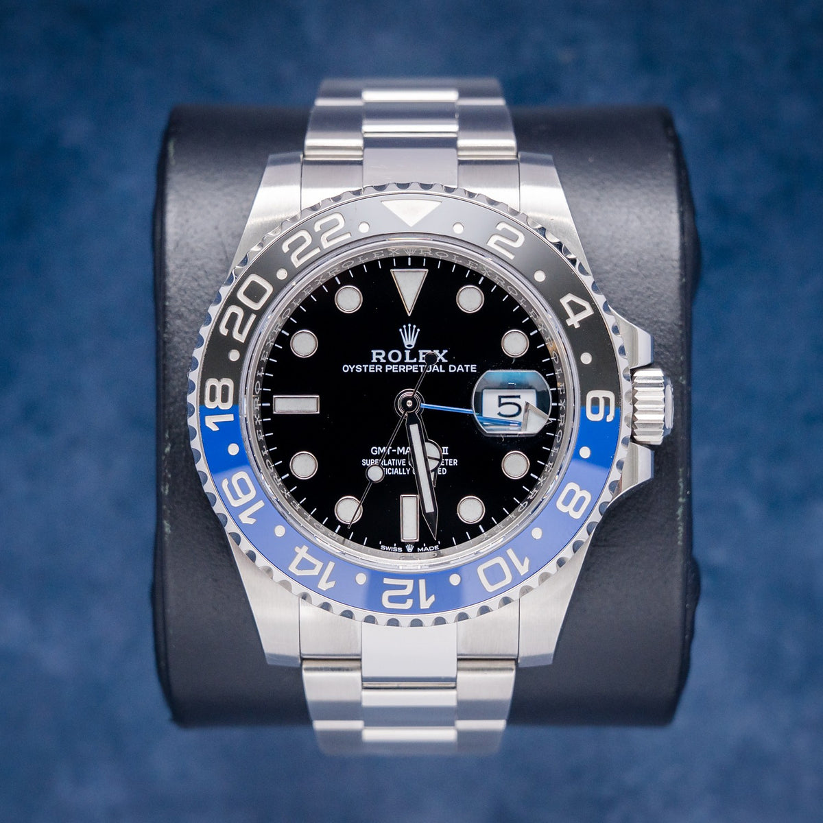 Rolex GMT-Master II 126710BLNR – front