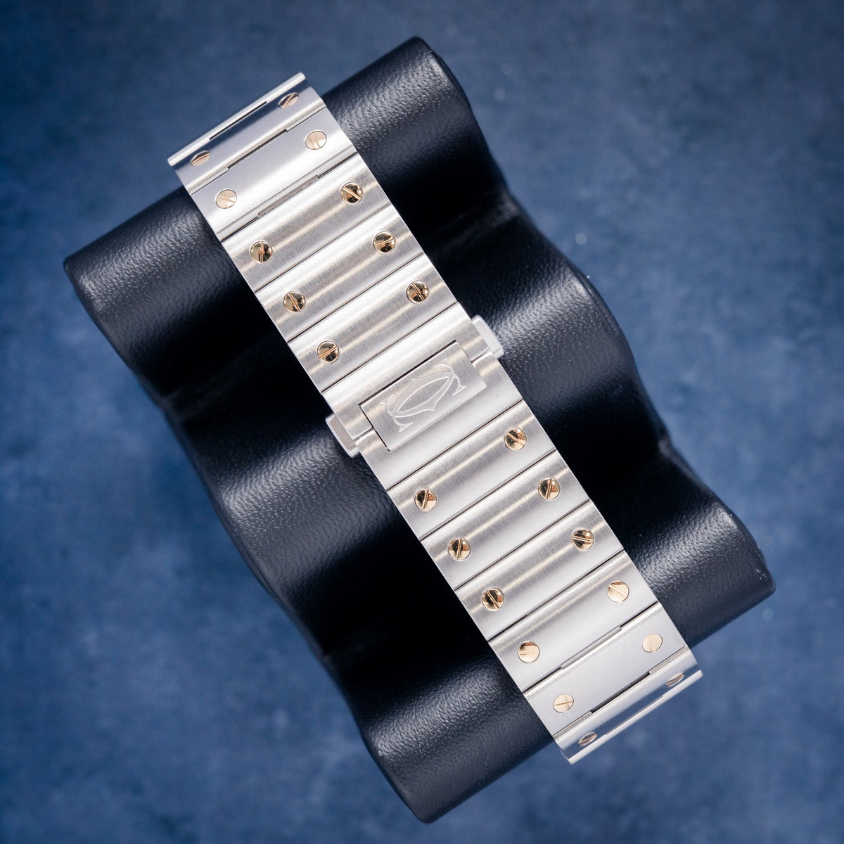 Cartier Santos Large W2SA0009 / 4072 Steel & Yellow Gold – clasp