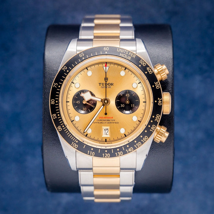 Tudor Black Bay M79363N Steel & Yellow Gold Champagne Dial – front