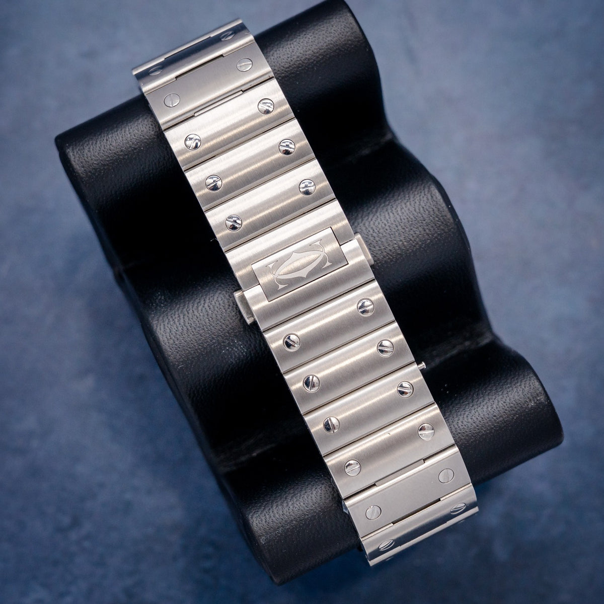 Cartier Santos Large WSSA0062 4072 Green Dial – clasp