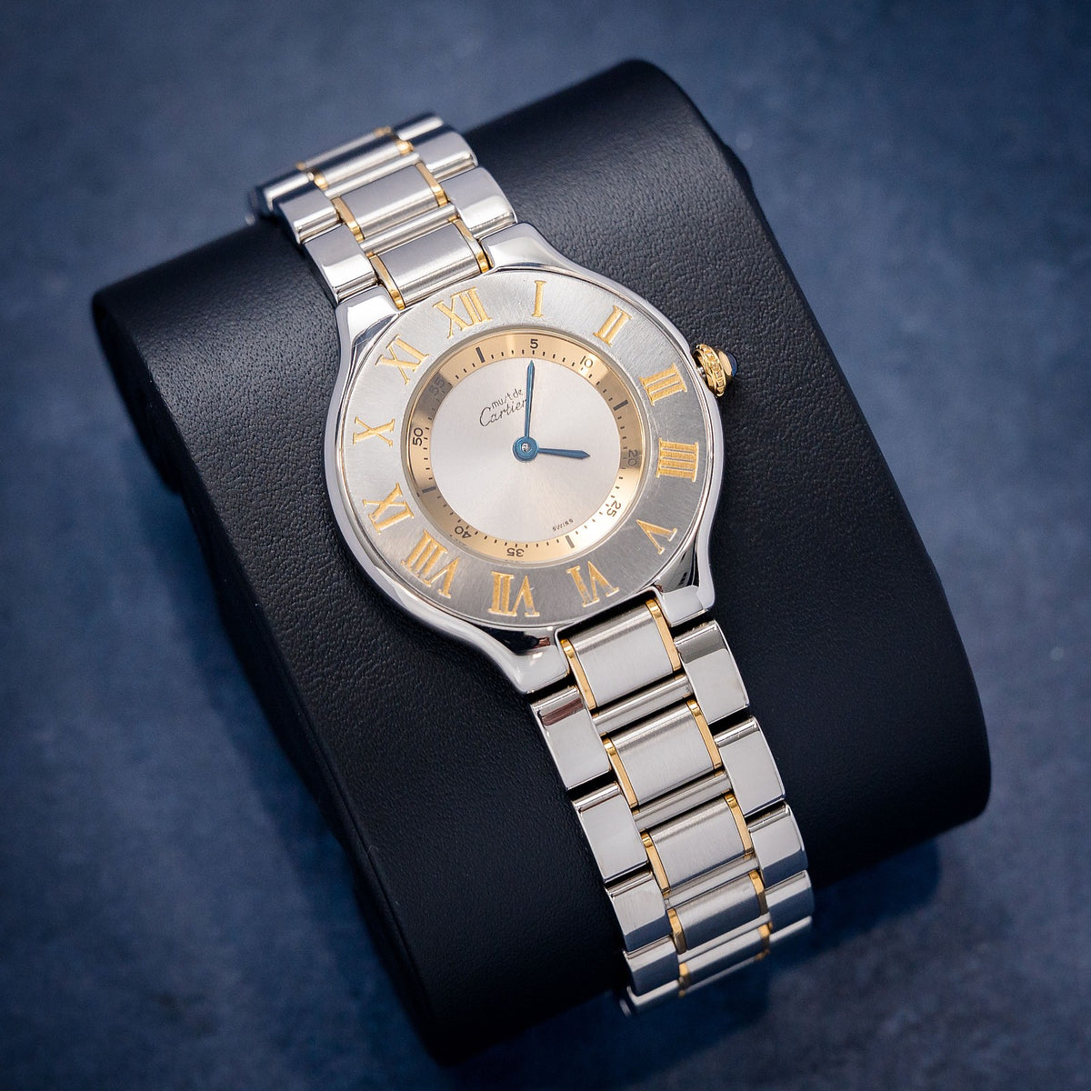 Cartier Must De Quartz 1330 – dial close-up