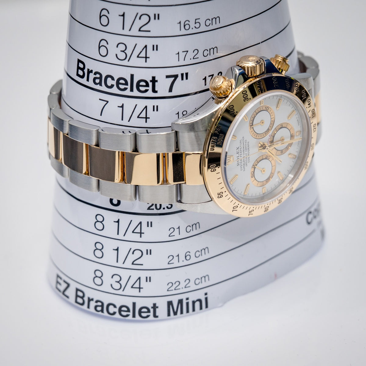 Rolex Daytona 16523 Steel & Yellow Gold – detail
