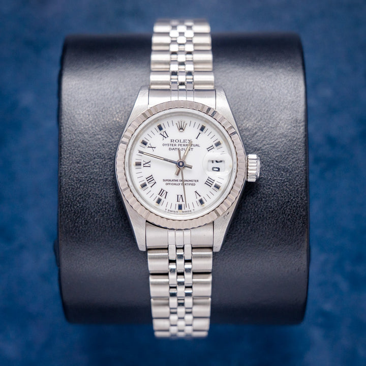 Rolex Datejust 69174 Steel & White Gold – front