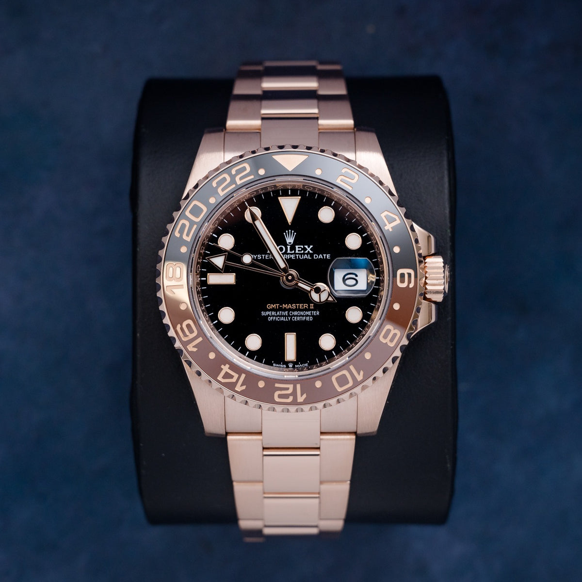 Rolex GMT-Master II 126715CHNR Rose Gold – front