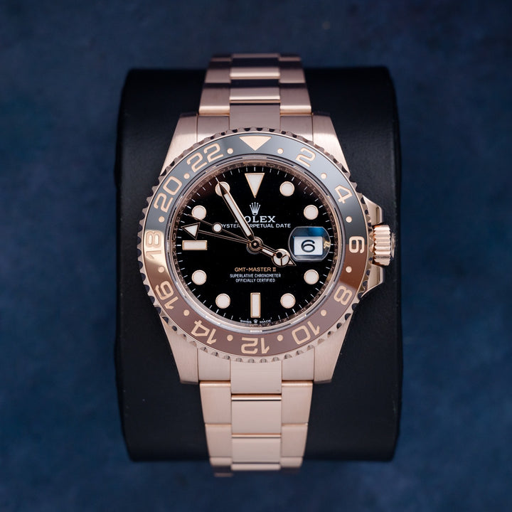 Rolex GMT-Master II 126715CHNR Rose Gold – front