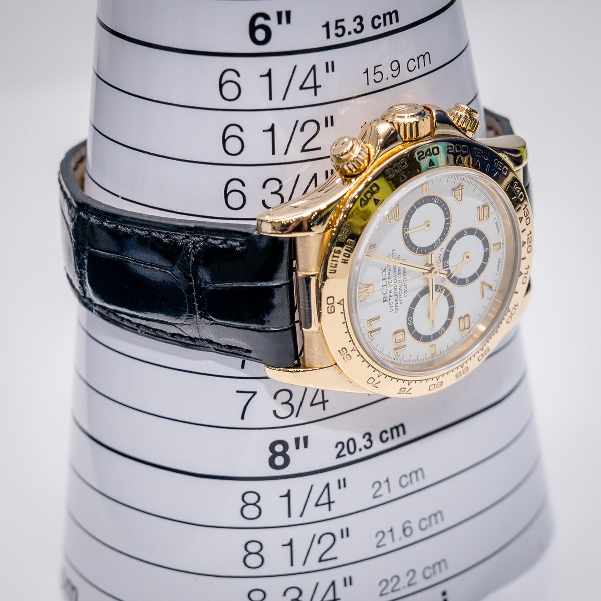 Rolex Daytona 16518 Yellow Gold – detail