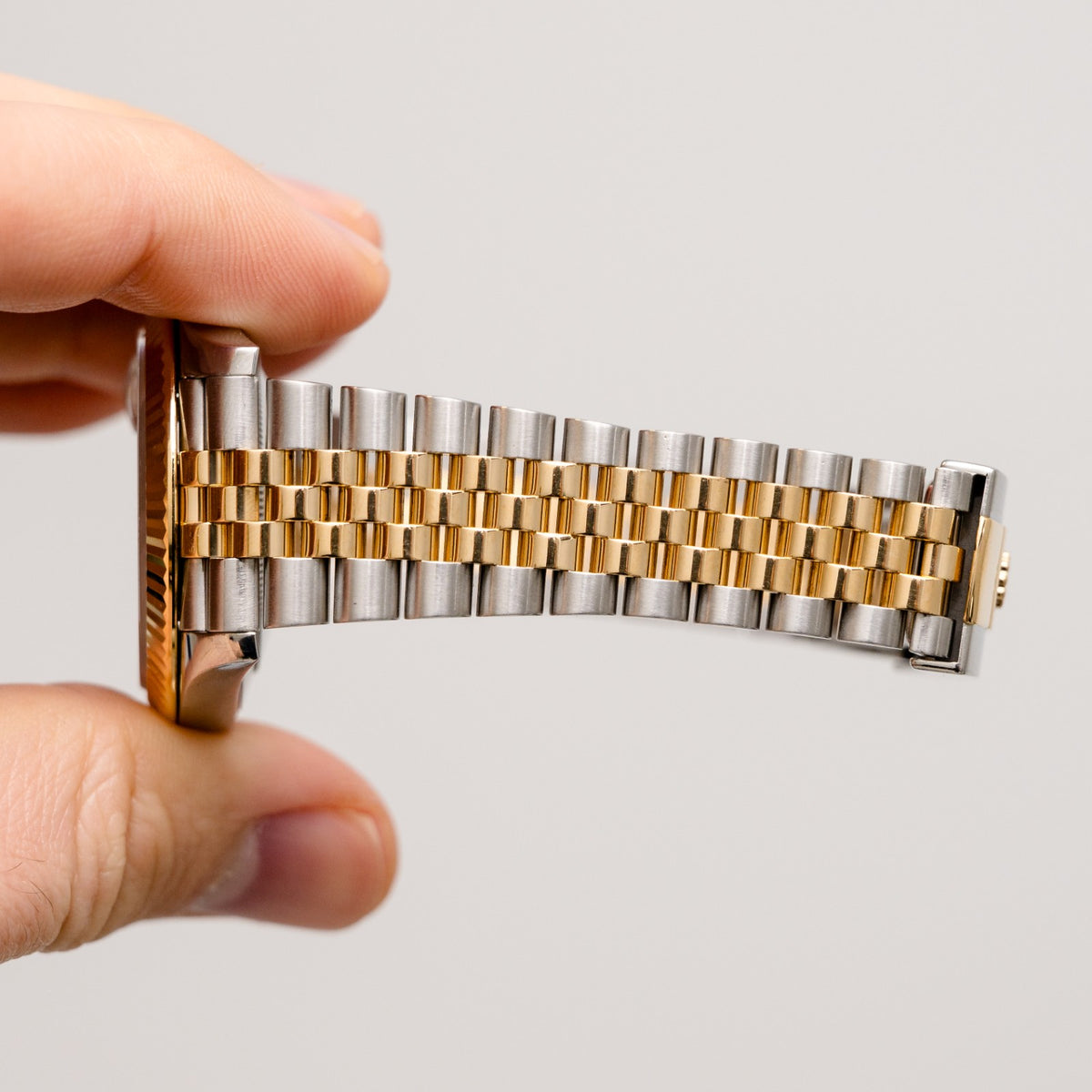 Rolex Datejust 126334 Steel & Yellow Gold – dial close-up