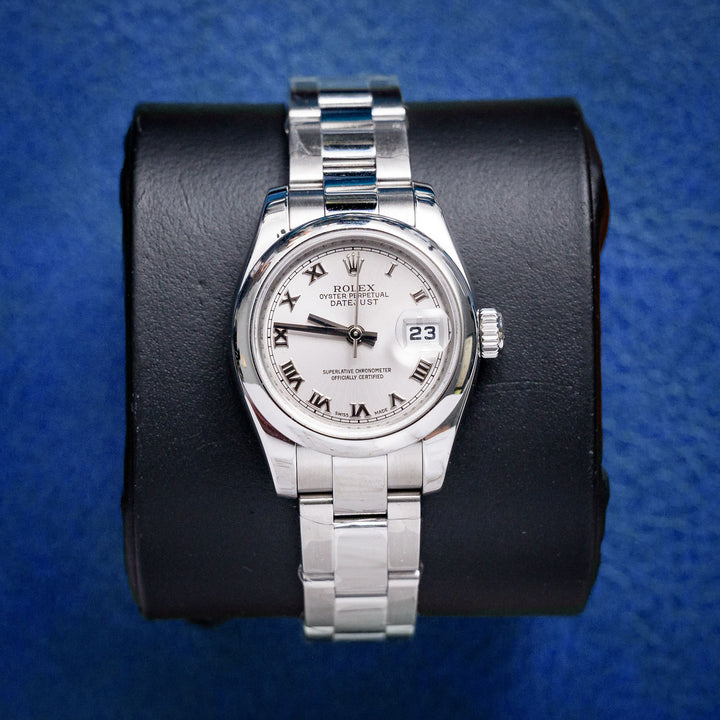 Rolex Datejust 179160 Steel Silver Roman Dial – front