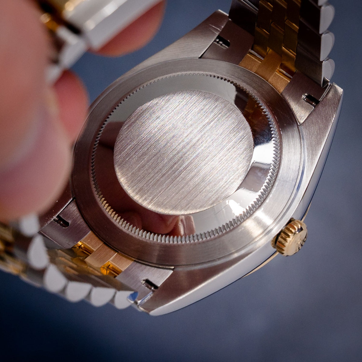 Rolex Datejust 126333 Steel & Yellow Gold Champagne Diamond Dial – bracelet