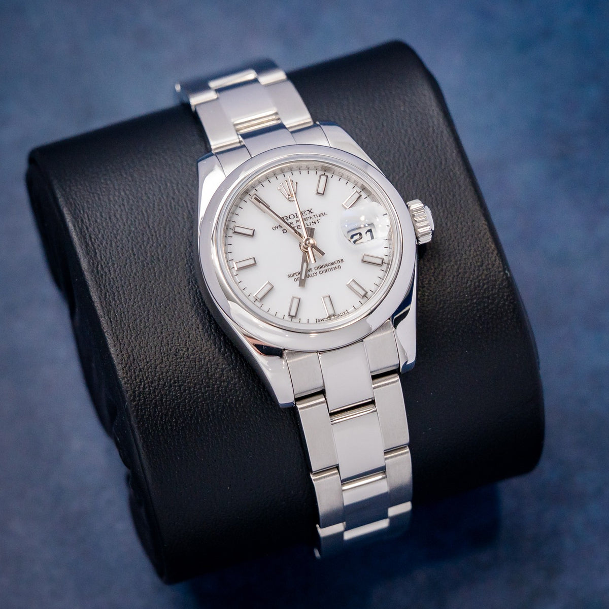 Rolex Datejust 179160 Steel Index Dial – dial close-up