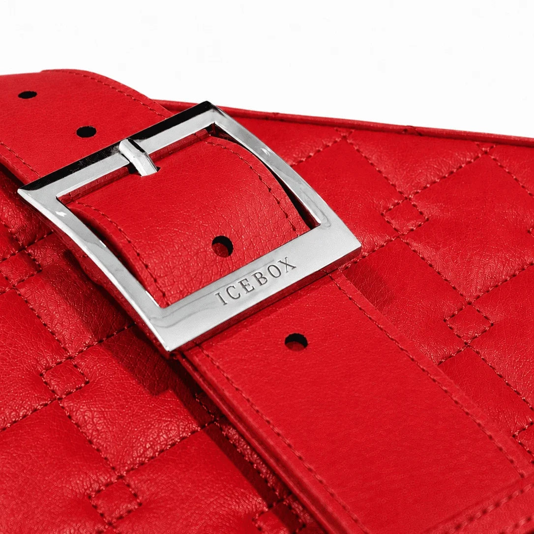 Icebox Large Traveler Case in red, 8-sunglass capacity, detail view 6