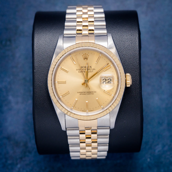 Rolex Datejust 16233 Steel & Yellow Gold – front